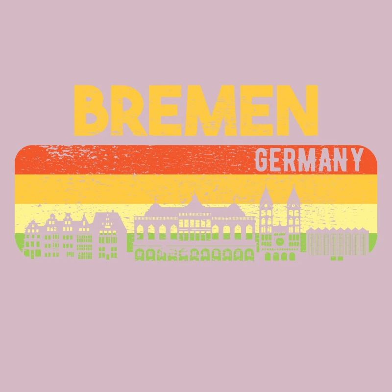 Bremen Skyline Bremer Geschenk