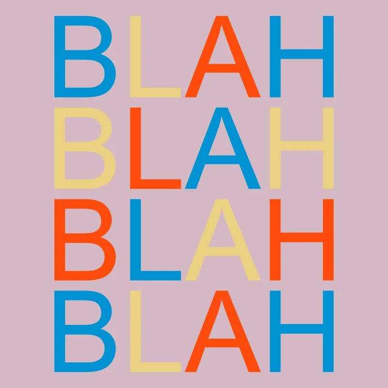 blah blah