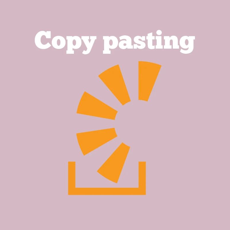 Copy Pasting Programming Coder Software Developer