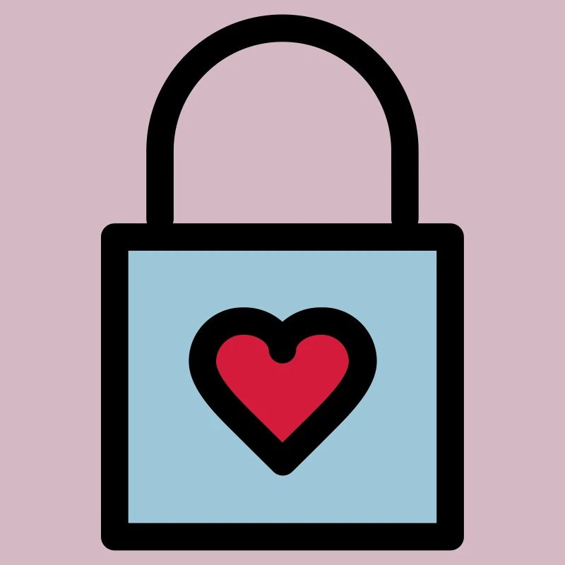 Cadenas, serrure d'amour
