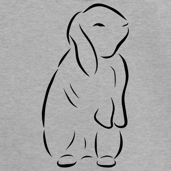 stehendes Häschen Hase Kaninchen Zwergkaninchen
