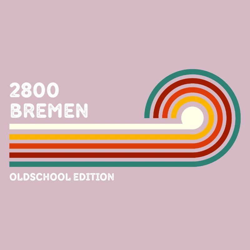 Bremen Retro Shirt 2800 Oldschool Code postal