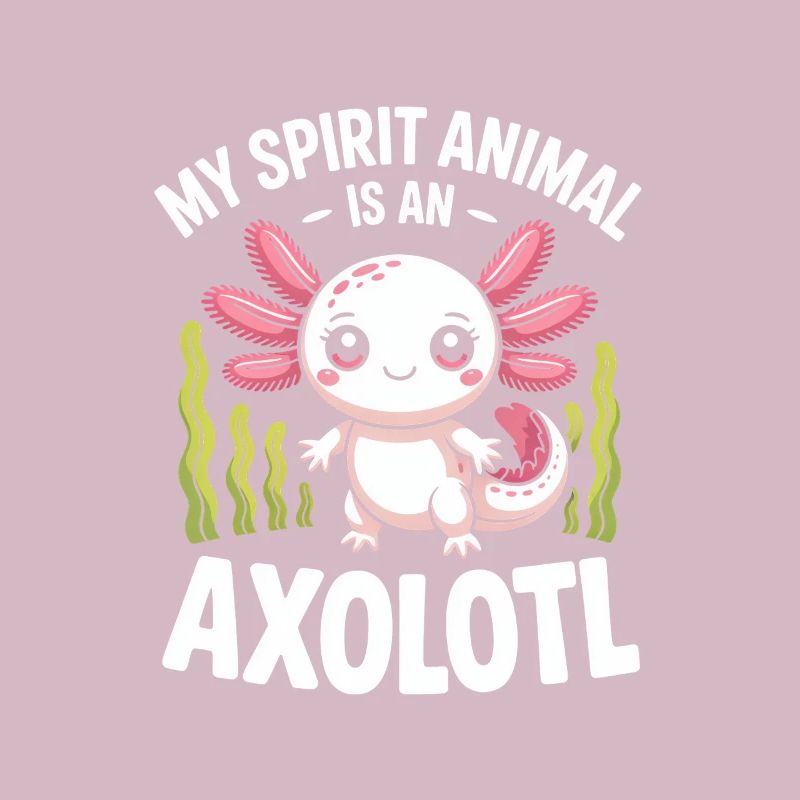 Axolotl Geisttier-Tee