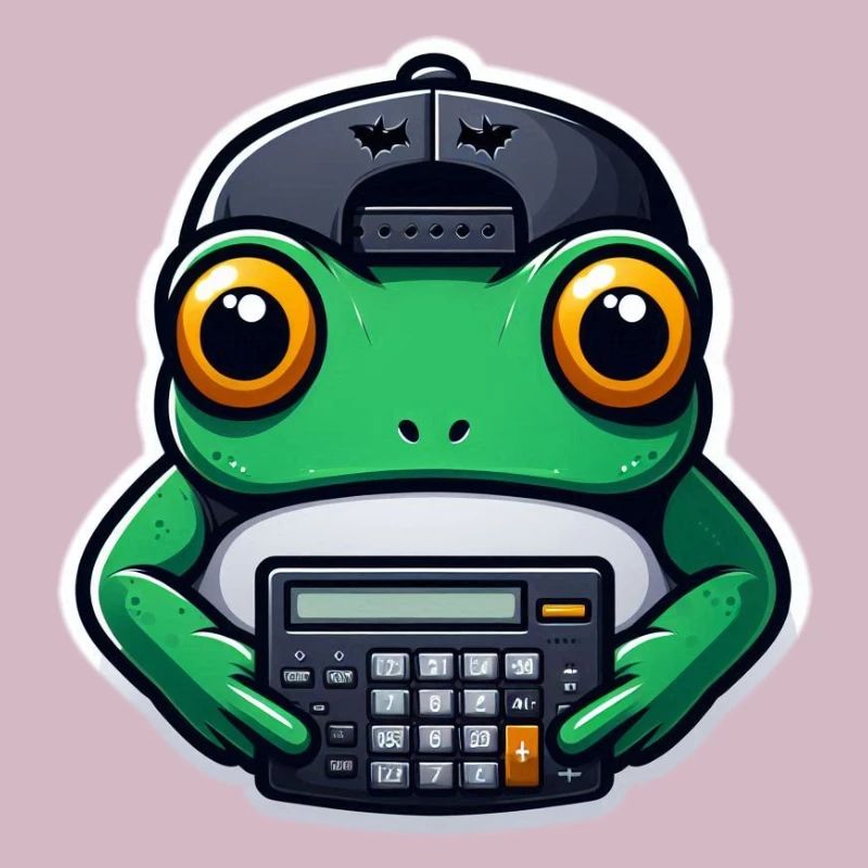 Frog with Calculator