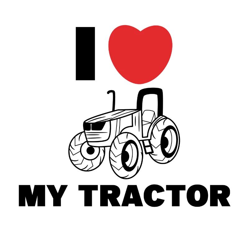 Ackerbau Herz Ich Liebe Traktor Statement Bauer