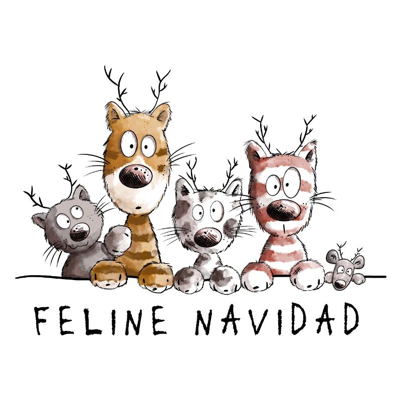 Félin Navidad Chats Noël
