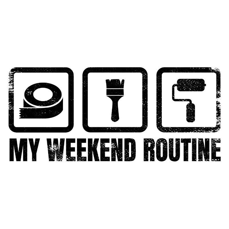 Maler Wochenendroutine