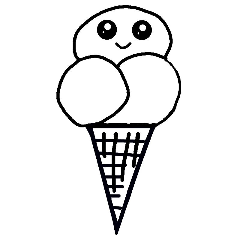 Eis Eiswaffel Eistüte Eiscreme Eiskrem