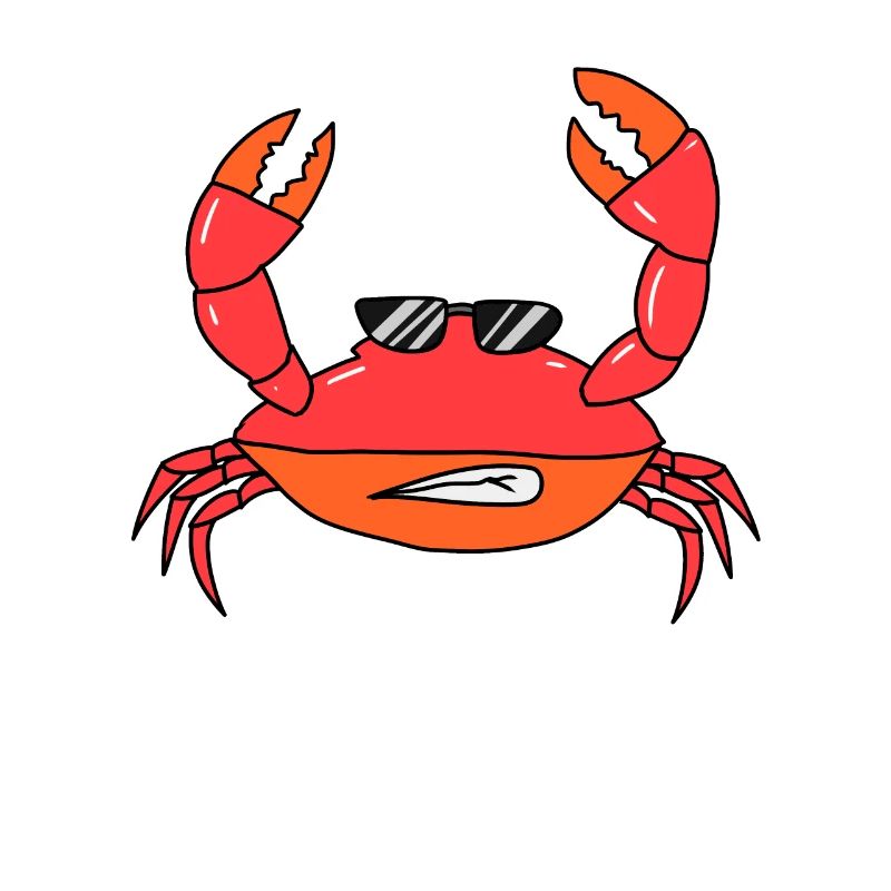 Cute Crab Crabs Crustaceans