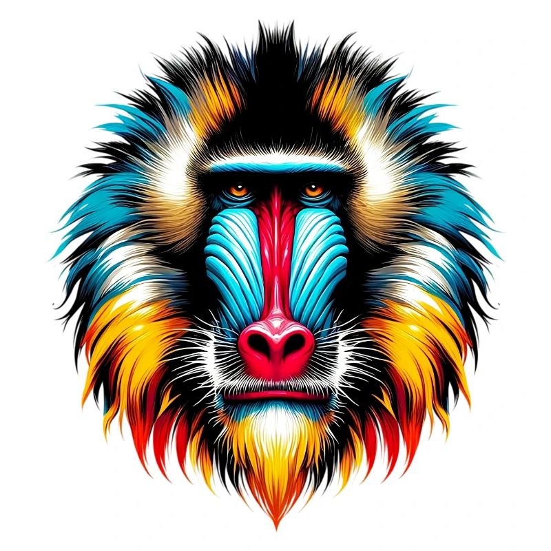 Singe mandrill
