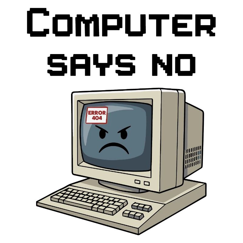 Retro Computer 404 Error