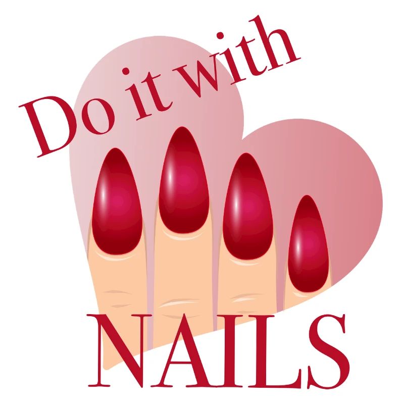 Do it with Nails – rotes Naildesign mit Herz