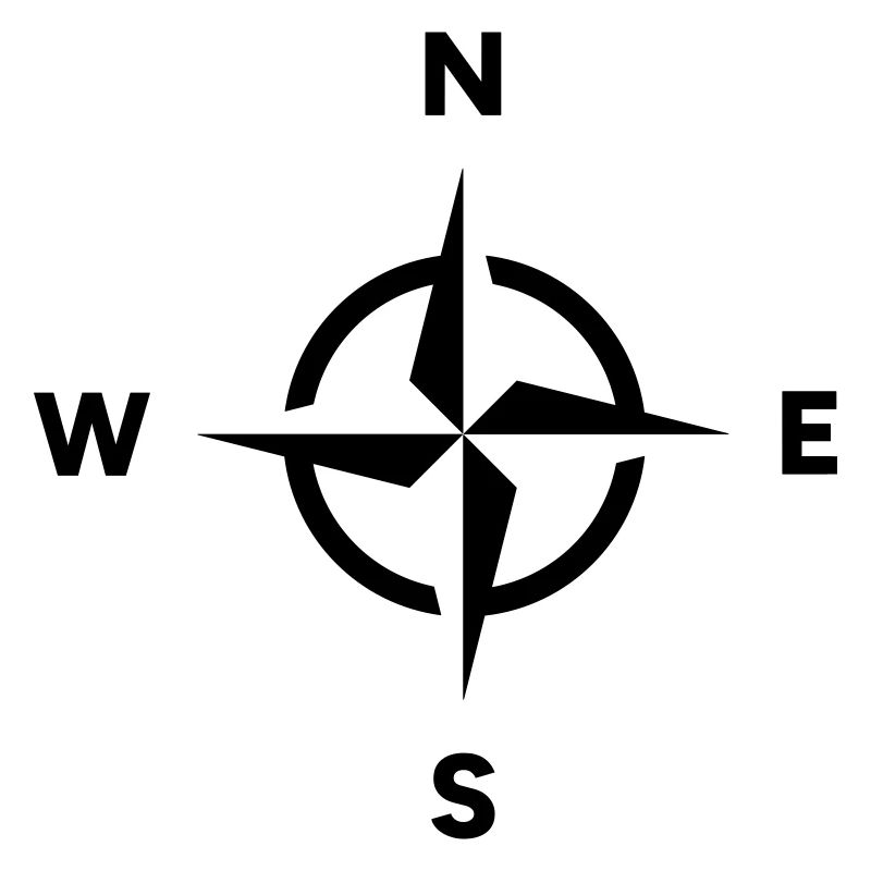 Boussole, navigation, orientation, cardinale, direction