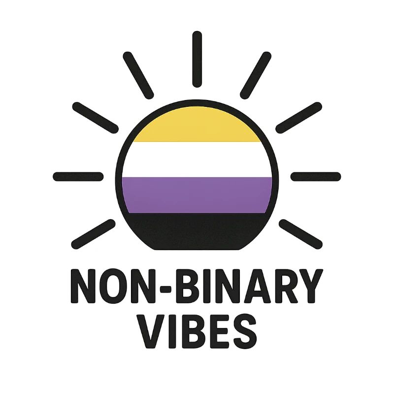 Non-Binary Vibes Sonnenlogo