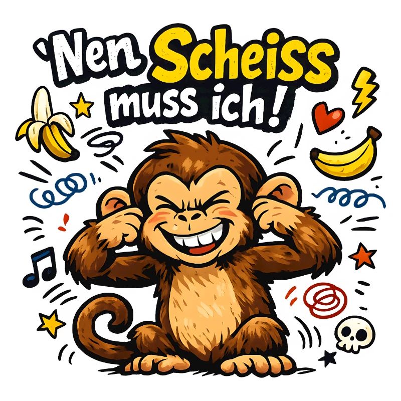 Nen Scheiss muss ich Affe