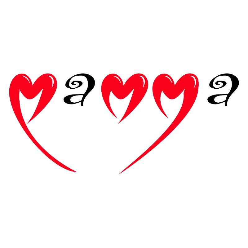 Frohen Muttertag Mama Rotes Herz Liebe Mütter Mama