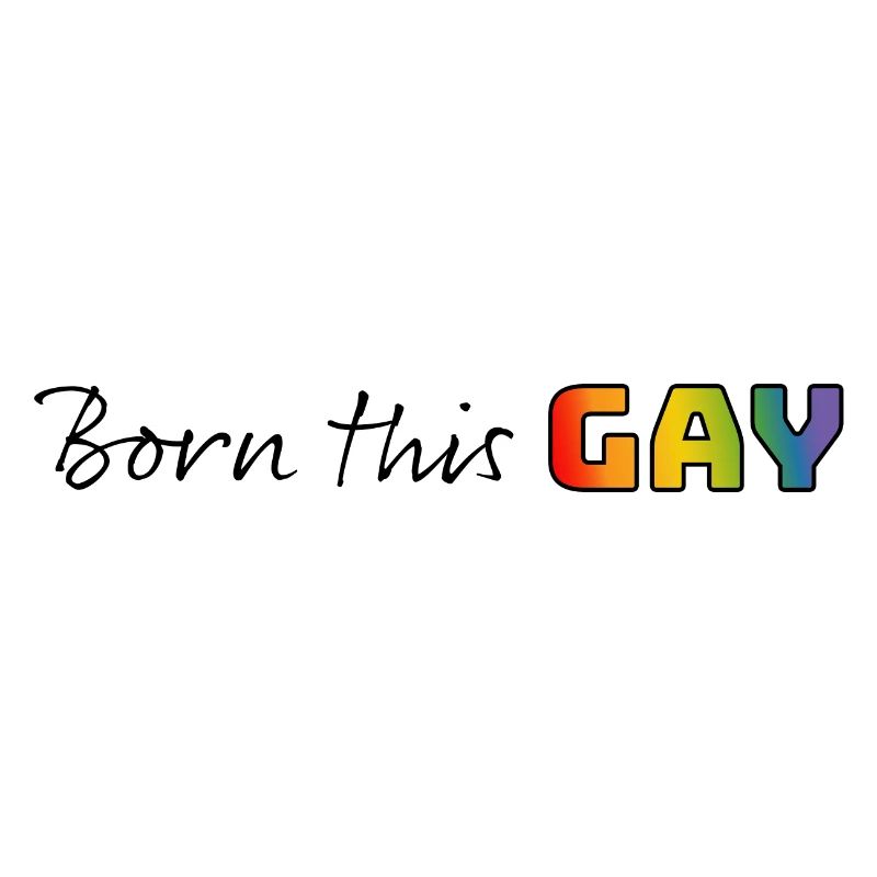 Rainbow né ce gay