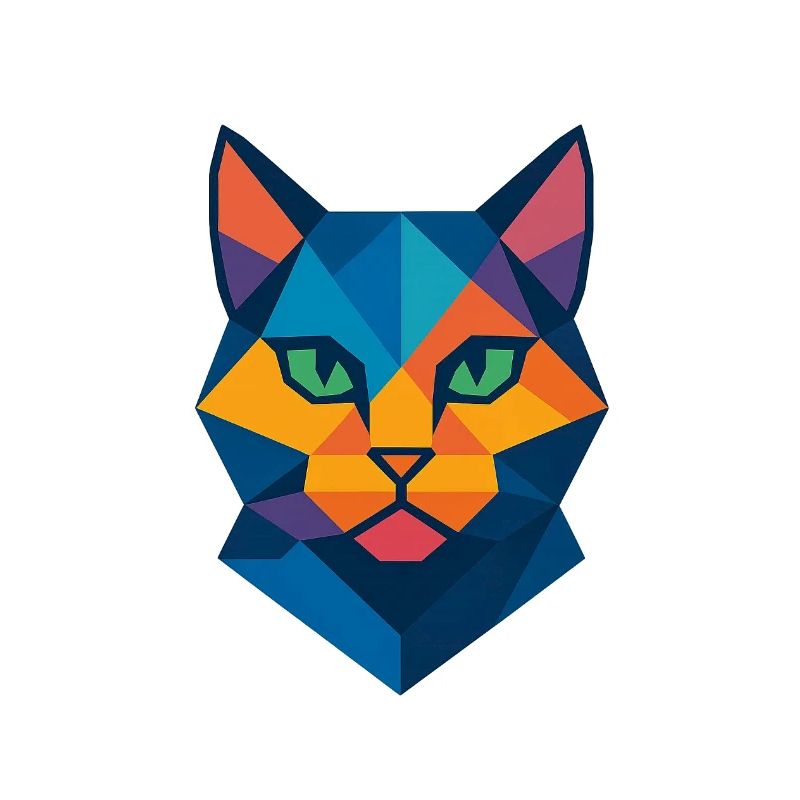 Chat | Tête de chat Impression / Impression / Design