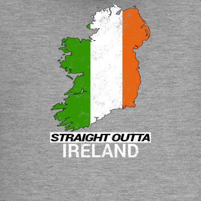 Straight Outta Ireland (Eire) country map flag