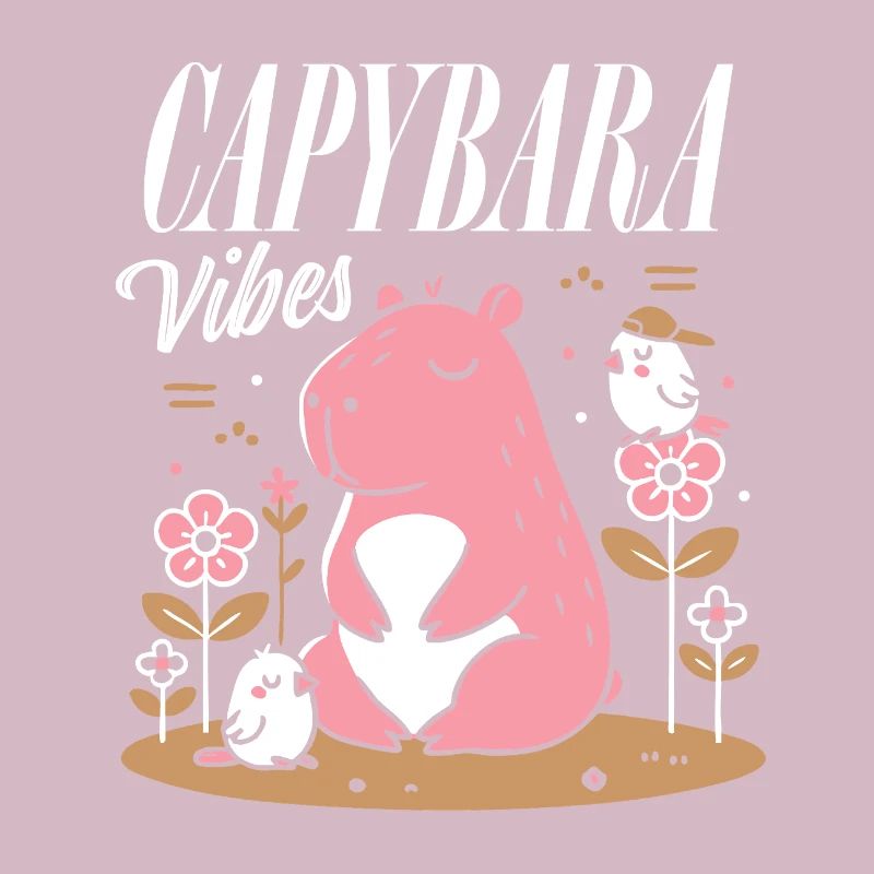 Relaxed Capybara Vibes