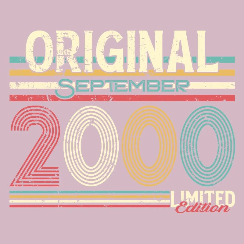 Design rétro original de septembre 2000, 25 ans