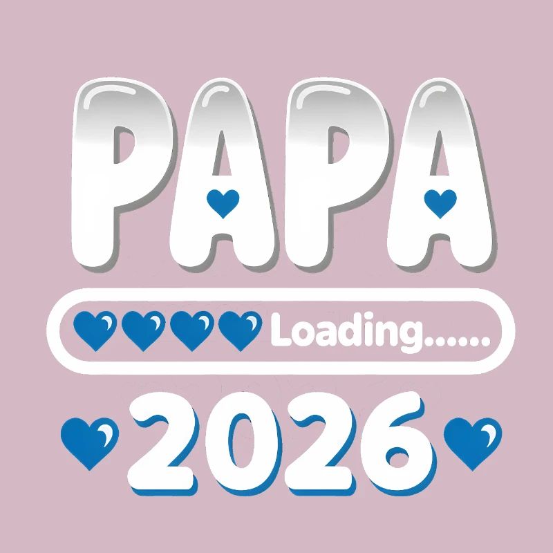 2026 Papa Loading – werdender Vater Geschenk