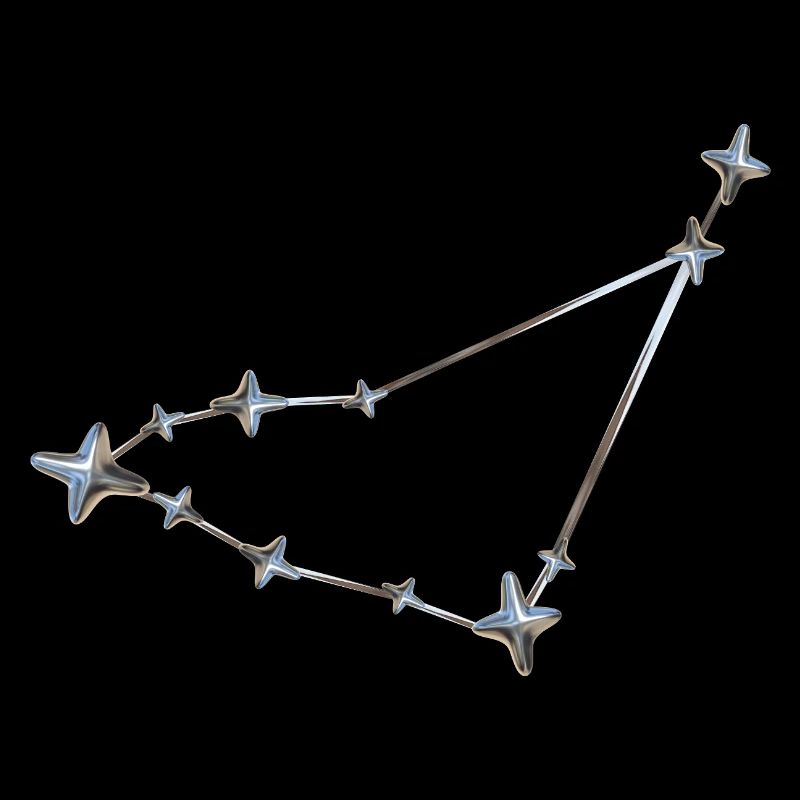 Rangée d’étoiles Conception de constellation