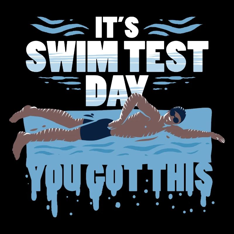 Moniteur de natation, c’est le jour du test de natation