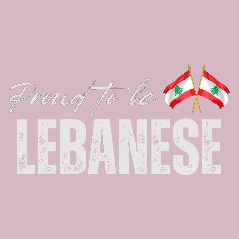 Libanese stolz, ich liebe den Libanon
