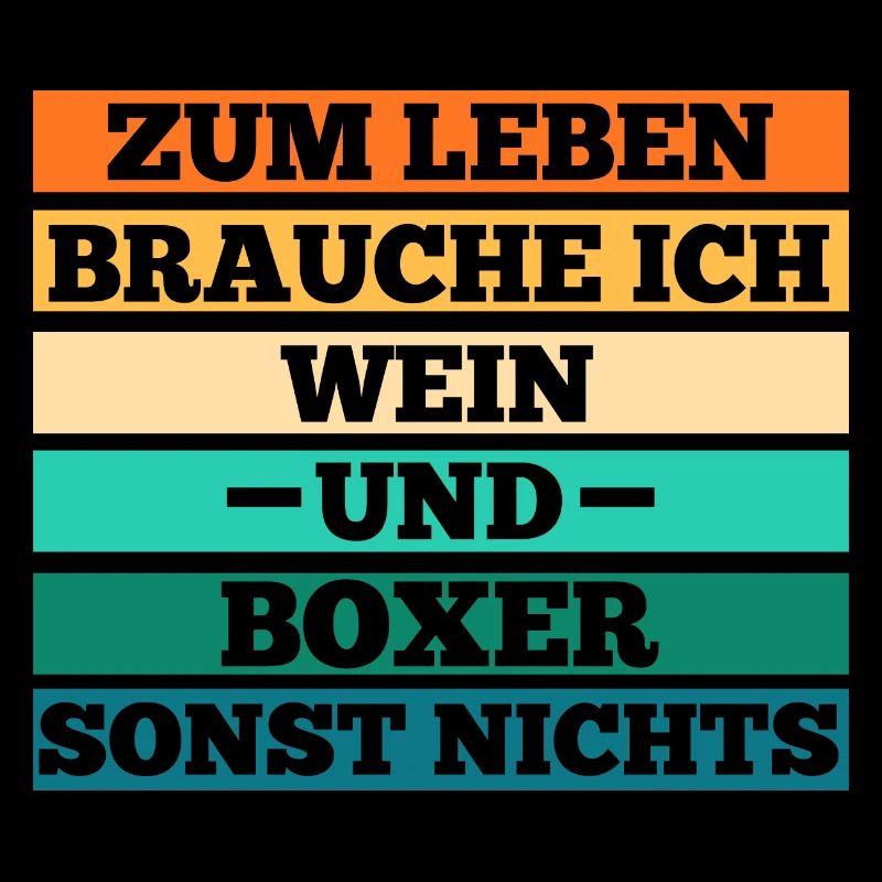 Hund Wein Deutscher Boxer