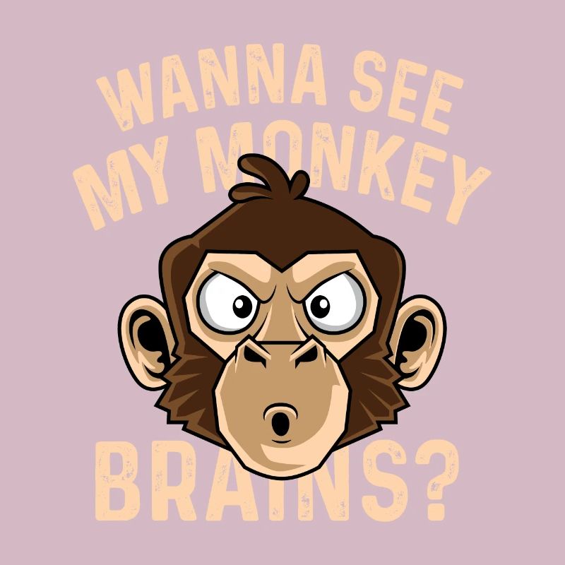 Monkey brains? Funny Worker Gift