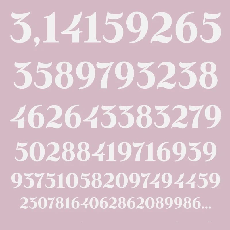 Pi Circle Number Gift Idea Math Math Numbers