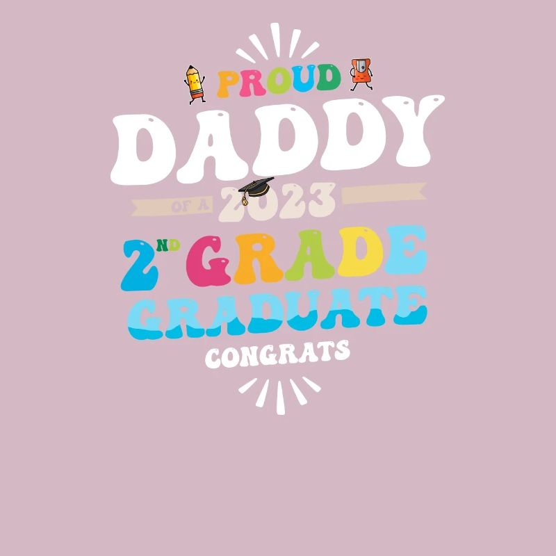 Fier papa d’une classe de 2e année de 2023