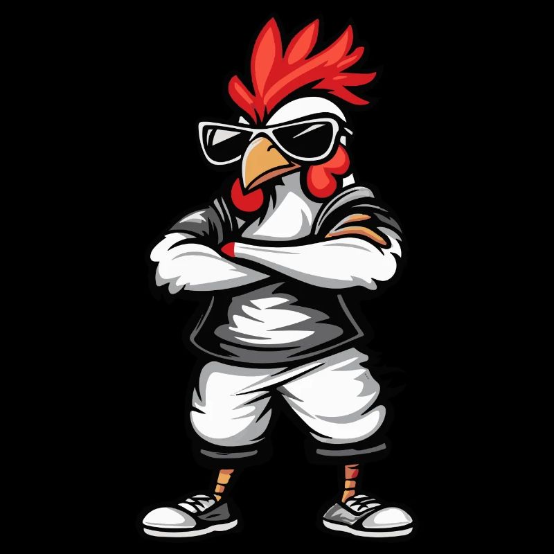 Coq Bande Dessinée Cool