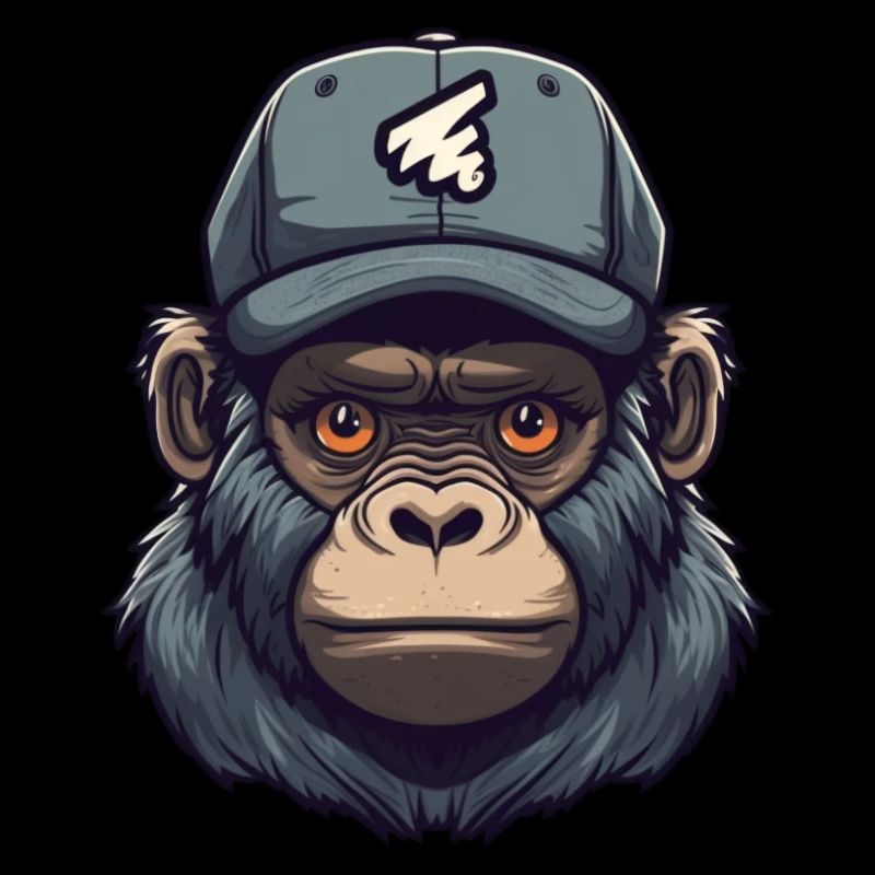 Singe avec casquette