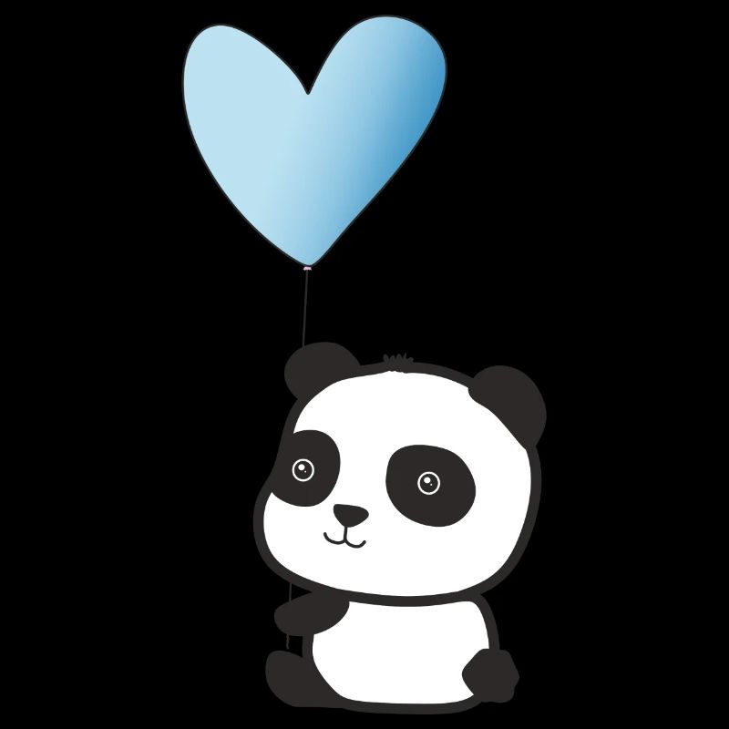 Panda bleu clair