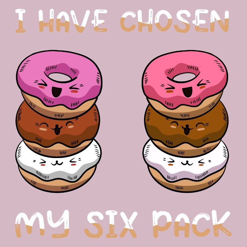 Donut Sixpack Donuts Witzig Lustig Spruch Geschenk