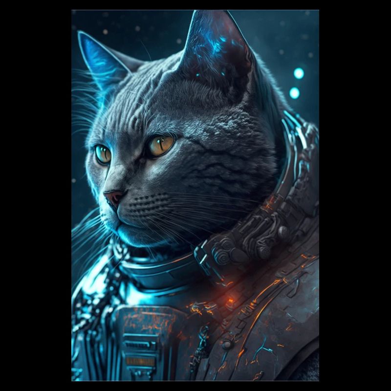 Chat dans l’espace