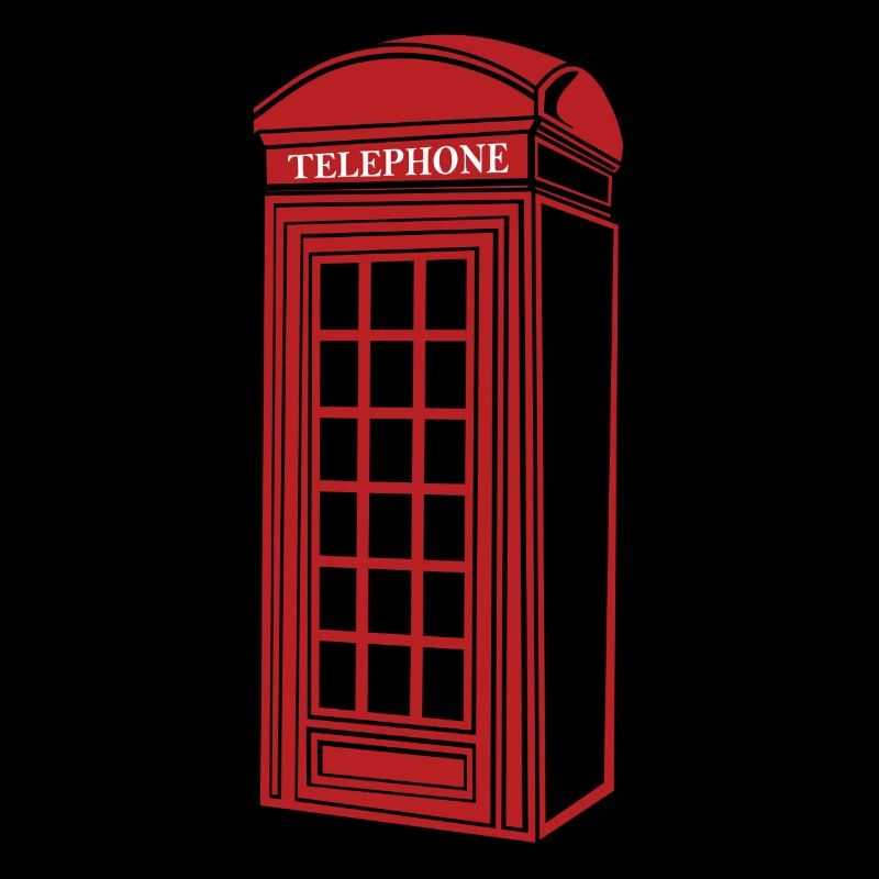 British telephone booth