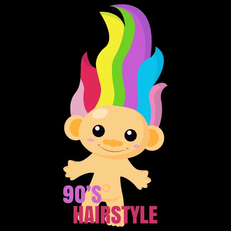 90s Hairstyle - Troll Nostalgia 90s