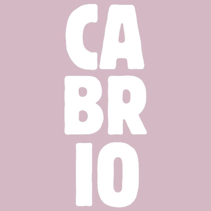 Lettering decappottabile Bold Letters Cabriolet