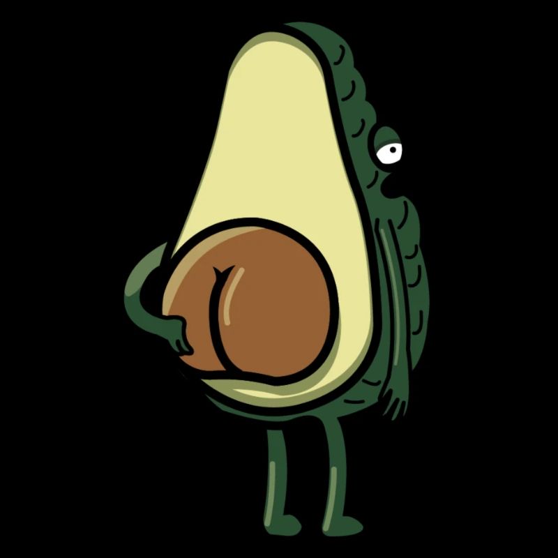 Avocado is scratching