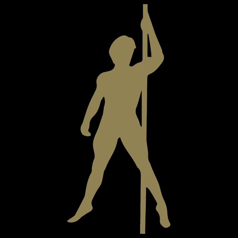 Men Silhouette Pole Dance Exotic Dance