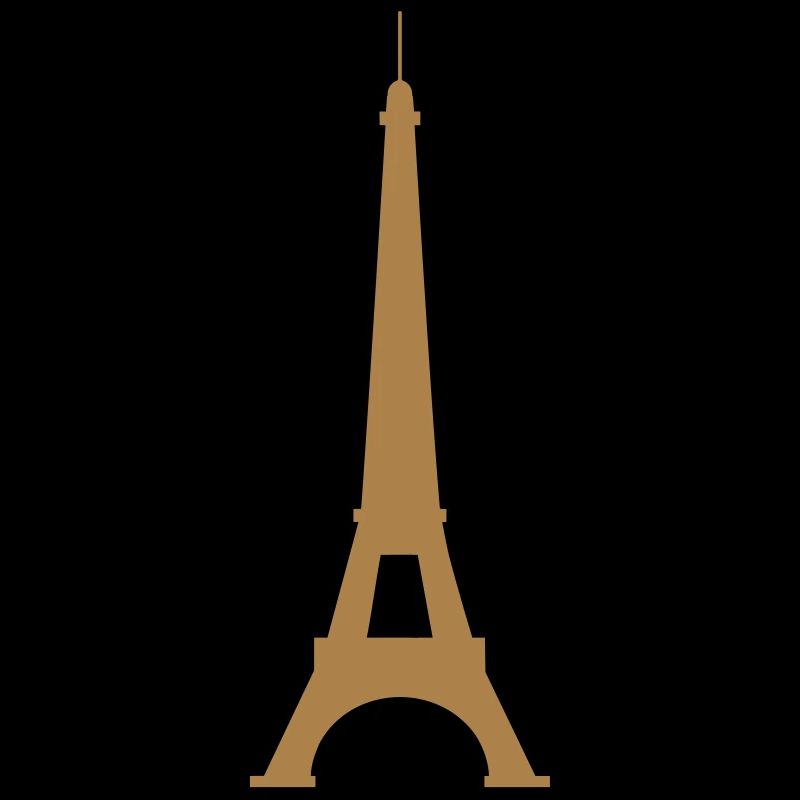 Eiffelturm gold-metallic