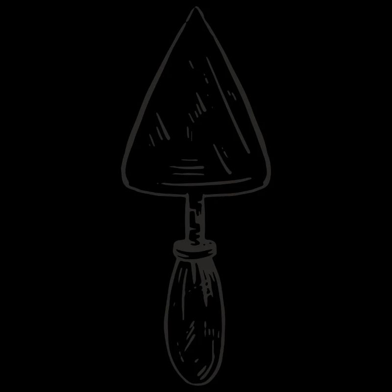 Trowel tool drawing