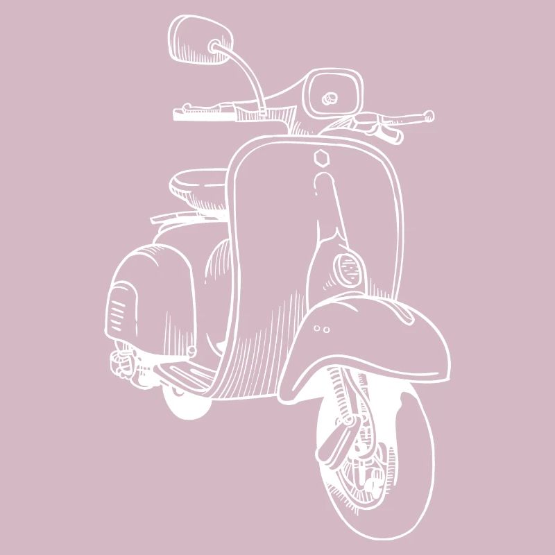 Dessin scooter classique