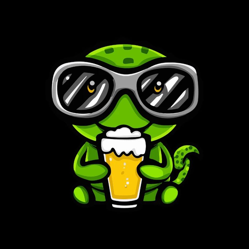 Chameleon Après Ski Beer Comic