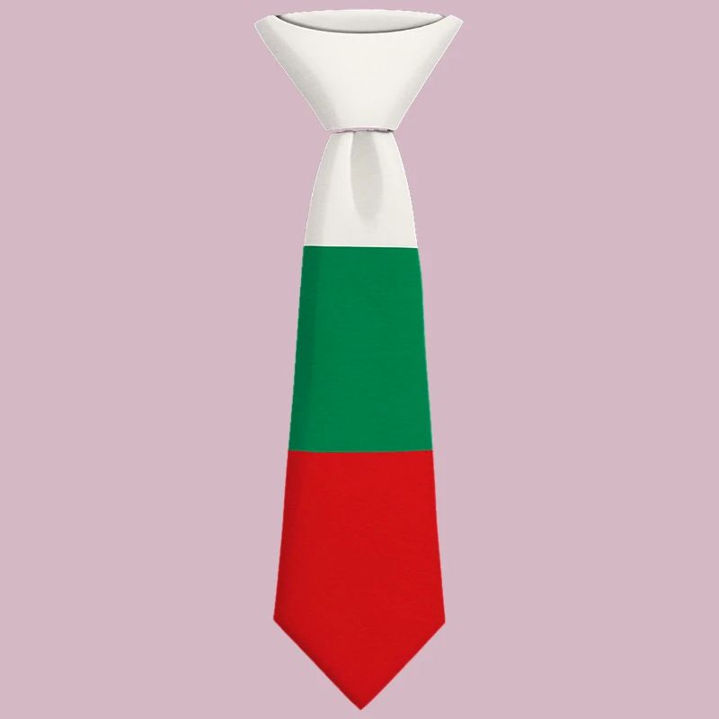 Cravate Bulgarie – Conception du drapeau