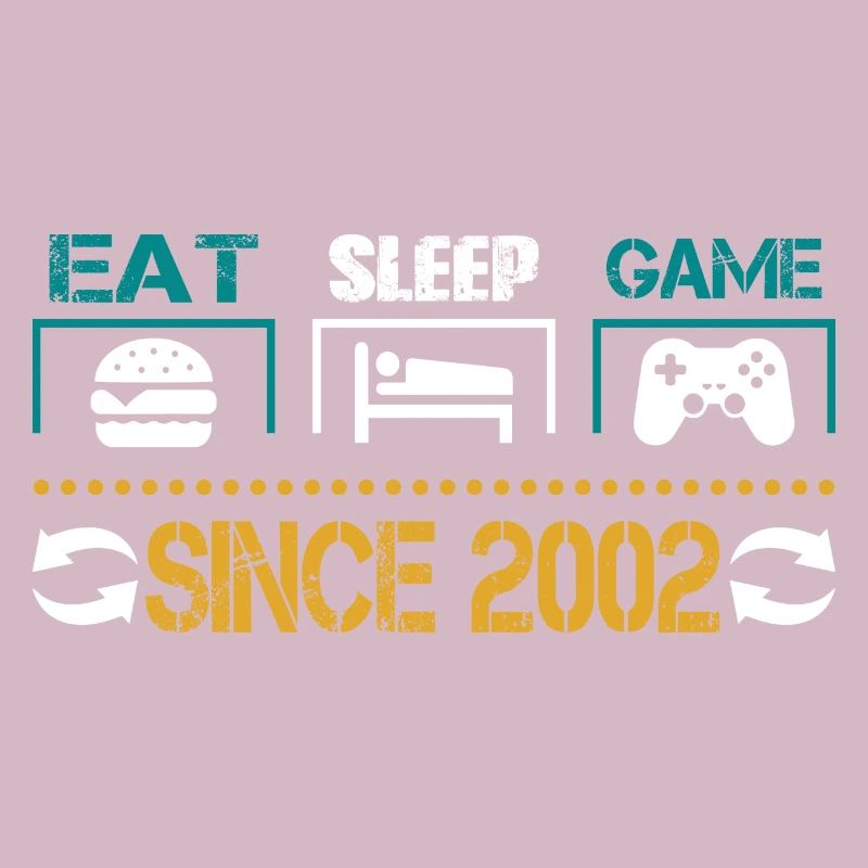 Eat, Sleep, Game, Repeat, Controller, since 2002