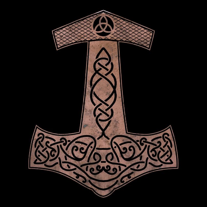 Hammer von Thor Mjölnir Kupfer Wikinger Geschenk